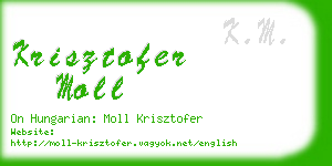 krisztofer moll business card